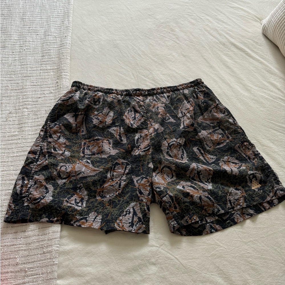Nike ACG Black and Brown Athletic Shorts